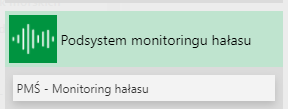 Podsystem monitoringu hałasu